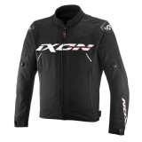 Geaca (jacheta) motociclete barbati Racing/Roadster Ixon All season model Meteor 31 MS culoare: negru/alb (concept 3 in 1)