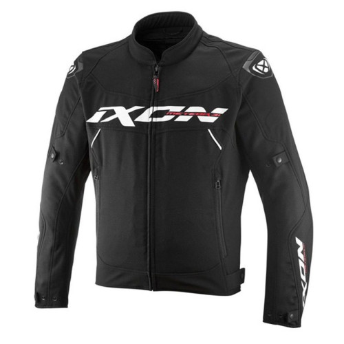 Geaca (jacheta) motociclete barbati Racing/Roadster Ixon All season model Meteor 31 MS culoare: negru/alb (concept 3 in 1)