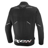 Geaca (jacheta) motociclete barbati Racing/Roadster Ixon All season model Meteor 31 MS culoare: negru/alb (concept 3 in 1)