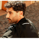 Geaca (jacheta) motociclete barbati Racing/Roadster Ixon All season model Meteor 31 MS culoare: negru/alb (concept 3 in 1)