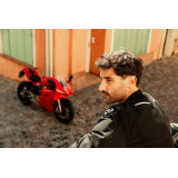 Geaca (jacheta) motociclete barbati Racing/Roadster Ixon All season model Meteor 31 MS culoare: negru/alb (concept 3 in 1)