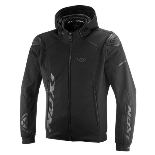 Geaca (jacheta) motociclete barbati Racing/Roadster Ixon vara model Pulsion Air MS culoare: negru