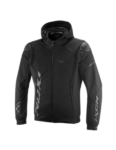 Geaca (jacheta) motociclete barbati Racing/Roadster Ixon vara model Pulsion Air MS culoare: negru