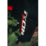 Geaca (jacheta) motociclete barbati Racing/Roadster Ixon vara model Pulsion Air MS culoare: negru/alb/rosu