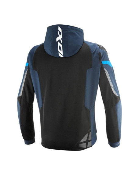 Geaca (jacheta) motociclete barbati Racing/Roadster Ixon vara model Pulsion Air MS culoare: negru/navy (albastru)/alb
