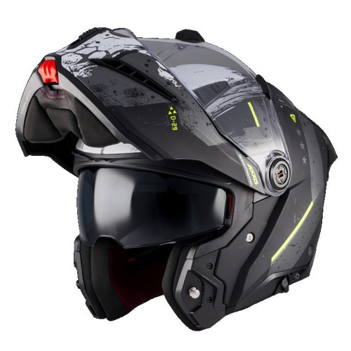 Casca modulabila (flip-up) Axxis GhostFighter SV D29 B2 gri mat (ochelari soare integrati) Pinlock Ready – tip viziera: MT-V-36