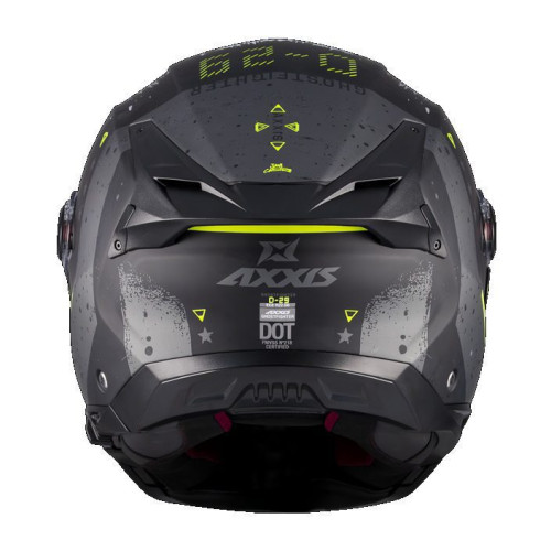 Casca modulabila (flip-up) Axxis GhostFighter SV D29 B2 gri mat (ochelari soare integrati) Pinlock Ready – tip viziera: MT-V-36 2