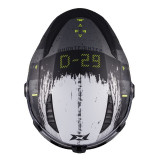 Casca modulabila (flip-up) Axxis GhostFighter SV D29 B2 gri mat (ochelari soare integrati) Pinlock Ready – tip viziera: MT-V-36
