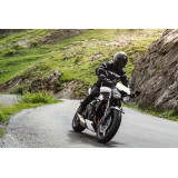 Geaca (jacheta) motociclete barbati Racing/Roadster Ixon vara model Striker 2 AIR WP MS culoare: negru/alb