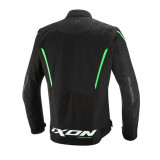 Geaca (jacheta) motociclete barbati Racing/Roadster Ixon vara model Striker 2 AIR WP MS culoare: negru/verde