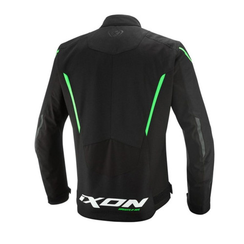 Geaca (jacheta) motociclete barbati Racing/Roadster Ixon vara model Striker 2 AIR WP MS culoare: negru/verde 2