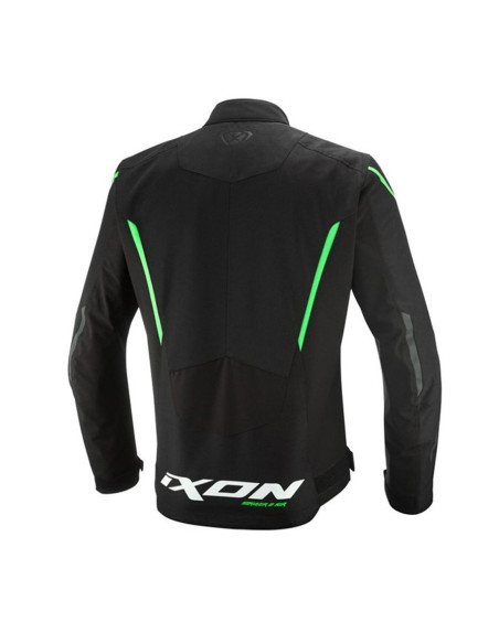 Geaca (jacheta) motociclete barbati Racing/Roadster Ixon vara model Striker 2 AIR WP MS culoare: negru/verde