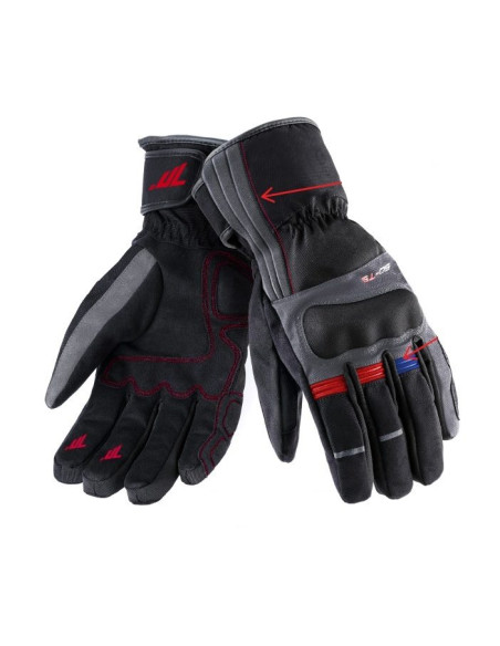 Manusi barbati Touring iarna Seventy model SD-T5 gri/rosu/albastru – WinterTex