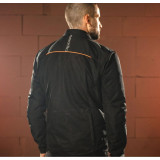 Geaca (jacheta) motociclete barbati Roadster Ixon vara model Ostro MS culoare: negru/rosu