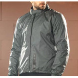 Geaca (jacheta) motociclete barbati Roadster Ixon vara model Ostro MS culoare: negru/rosu