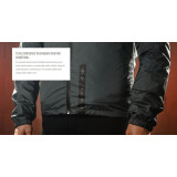 Geaca (jacheta) motociclete barbati Roadster Ixon vara model Ostro MS culoare: negru/rosu