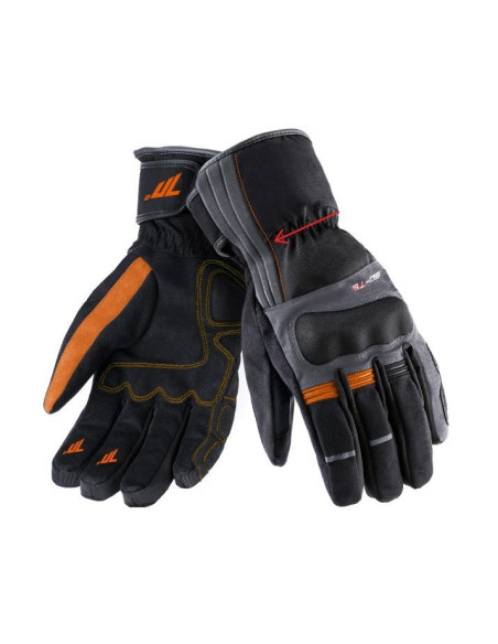 Manusi barbati Touring iarna Seventy model SD-T5 negru/gri/portocaliu – WinterTex