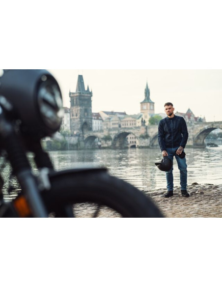 Geaca (jacheta) motociclete barbati Urban/Roadster Ixon vara model Shadow MS culoare: negru