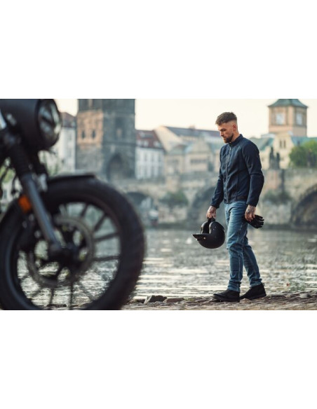 Geaca (jacheta) motociclete barbati Urban/Roadster Ixon vara model Shadow MS culoare: negru
