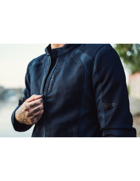 Geaca (jacheta) motociclete barbati Urban/Roadster Ixon vara model Shadow MS culoare: navy (albastru)