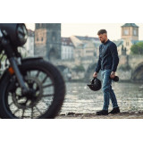 Geaca (jacheta) motociclete barbati Urban/Roadster Ixon vara model Shadow MS culoare: navy (albastru)