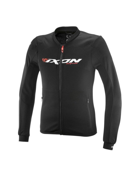 Geaca (jacheta) tip armura motociclete barbati Racing/Roadster Ixon vara model Arma MS culoare: negru/alb/rosu (geaca tip armura