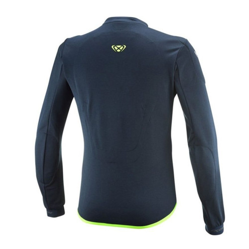 Geaca (jacheta) tip armura motociclete barbati Racing/Roadster Ixon vara model Arma MS culoare: navy (albastru)/alb/galben (geac 2