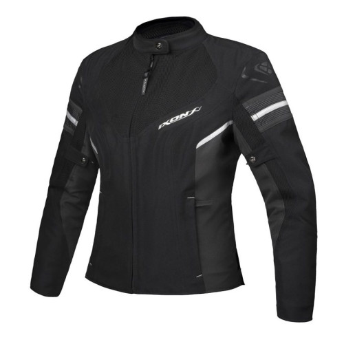 Geaca (jacheta) motociclete femei Racing/Roadster Ixon All season model Ilana Evo LS culoare: negru/antracit/argintiu