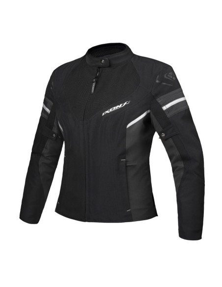 Geaca (jacheta) motociclete femei Racing/Roadster Ixon All season model Ilana Evo LS culoare: negru/antracit/argintiu