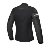 Geaca (jacheta) motociclete femei Racing/Roadster Ixon All season model Ilana Evo LS culoare: negru/antracit/argintiu