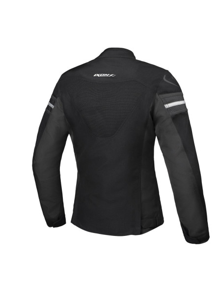Geaca (jacheta) motociclete femei Racing/Roadster Ixon All season model Ilana Evo LS culoare: negru/antracit/argintiu