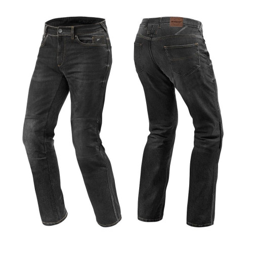 Blugi (jeans) moto femei Seventy model SD-PJ4 tip Regular fit culoare: negru (cu insertii Aramid Kevlar)