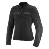 Geaca (jacheta) motociclete femei Racing/Roadster Ixon All season model Meteor 31 LS culoare: negru (concept 3 in 1)