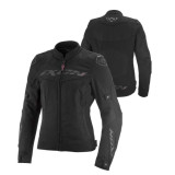 Geaca (jacheta) motociclete femei Racing/Roadster Ixon All season model Meteor 31 LS culoare: negru (concept 3 in 1)