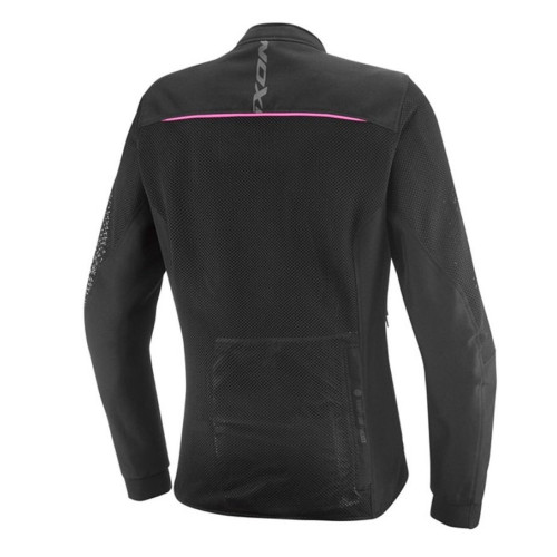 Geaca (jacheta) motociclete femei Roadster Ixon vara model Ostro LS culoare: negru/roz 2