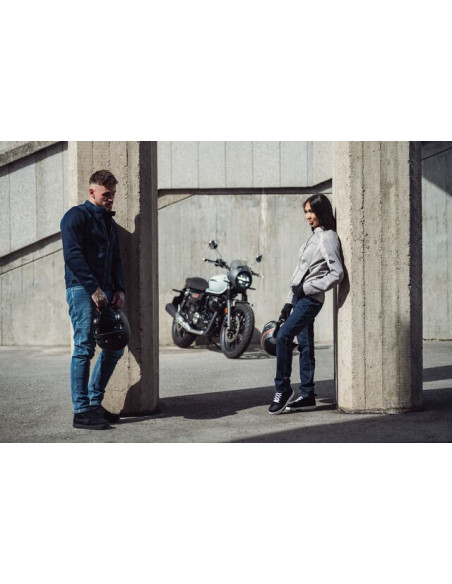 Geaca (jacheta) motociclete femei Urban/Roadster Ixon vara model Shadow LS culoare: greige (gri)