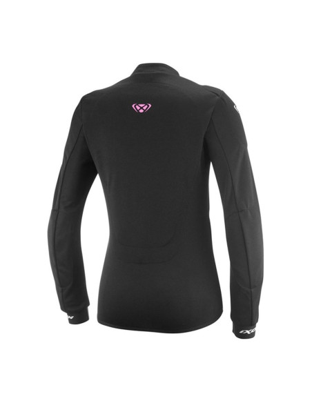 Geaca (jacheta) tip armura motociclete femei Racing/Roadster Ixon vara model Arma LS culoare: negru/alb/roz (geaca tip armura)