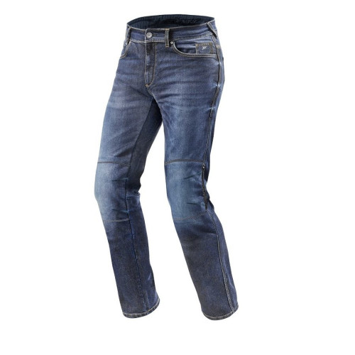 Blugi (jeans) moto femei Seventy model SD-PJ4 tip Regular fit culoare: albastru (cu insertii Aramid Kevlar) 2
