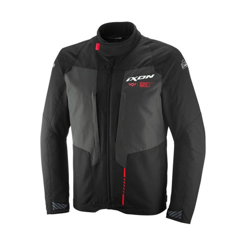 Geaca (jacheta) motociclete barbati Touring/Adventure Ixon All season model TYR MS culoare: negru/antracit/rosu