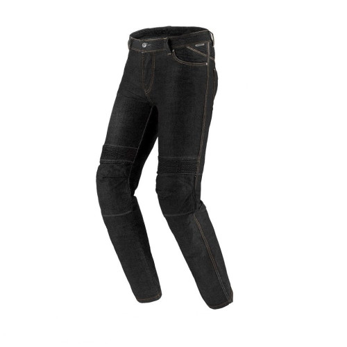 Blugi (jeans) moto barbati Seventy model SD-PJ6 tip Slim fit culoare: negru (cu insertii Aramid Kevlar) 2