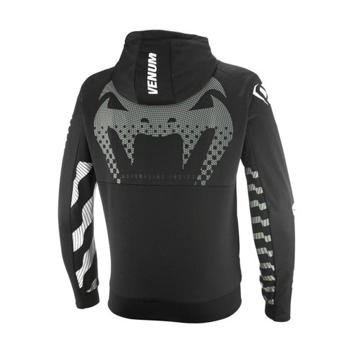 Geaca (hanorac tip hoodie) motociclete barbati Urban Ixon vara model Venum Touch-R MS culoare: negru/alb 2