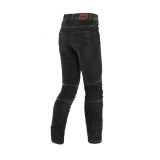 Blugi (jeans) moto barbati Seventy model SD-PJ6 tip Slim fit culoare: negru (cu insertii Aramid Kevlar)