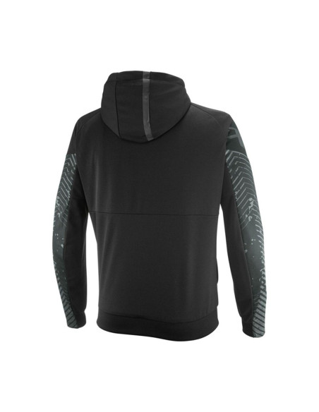 Geaca (hanorac tip hoodie) motociclete barbati Urban Ixon vara model Touchdown Air MS culoare: negru/rosu