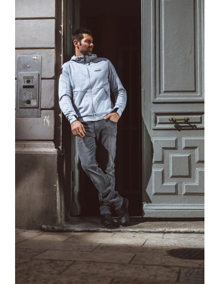 Blugi (jeans) moto barbati Ixon model Tony culoare: gri (Cordura® Denim) - clasa AA