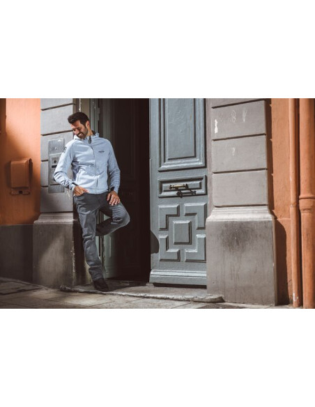 Blugi (jeans) moto barbati Ixon model Tony culoare: gri (Cordura® Denim) - clasa AA