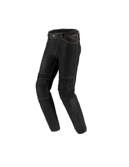 Blugi (jeans) moto femei Seventy model SD-PJ8 tip Slim fit culoare: negru (cu insertii Aramid Kevlar)
