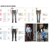 Blugi (jeans) moto barbati Ixon model Tony culoare: gri (Cordura® Denim) - clasa AA