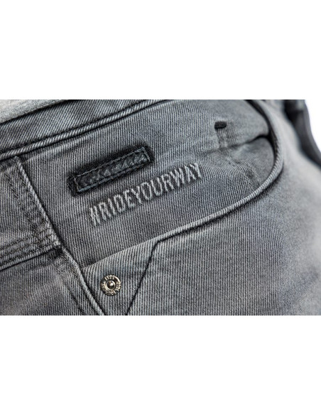 Blugi (jeans) moto barbati Ixon model Alex culoare: negru (Cordura® Denim) - clasa AA
