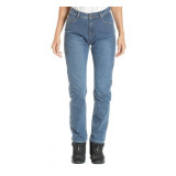 Blugi (jeans) moto femei Ixon model Dany LS culoare: albastru (stonewash) (Cordura® Denim) - Regular - clasa AA