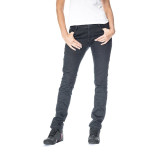 Blugi (jeans) moto femei Ixon model Billie LS culoare: negru (Cordura® Denim) - Slim Fit - clasa AA